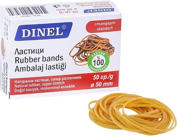 Гумени ластици Dinel Гумени ластици Dinel - 50 g с ∅ 50 mm -