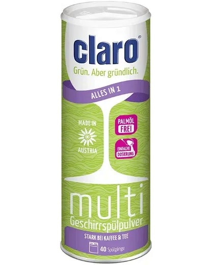 Прах за съдомиялна Claro Multi All in 1 Прах за съдомиялна Claro Multi All in 1 - 800 g - продукт
