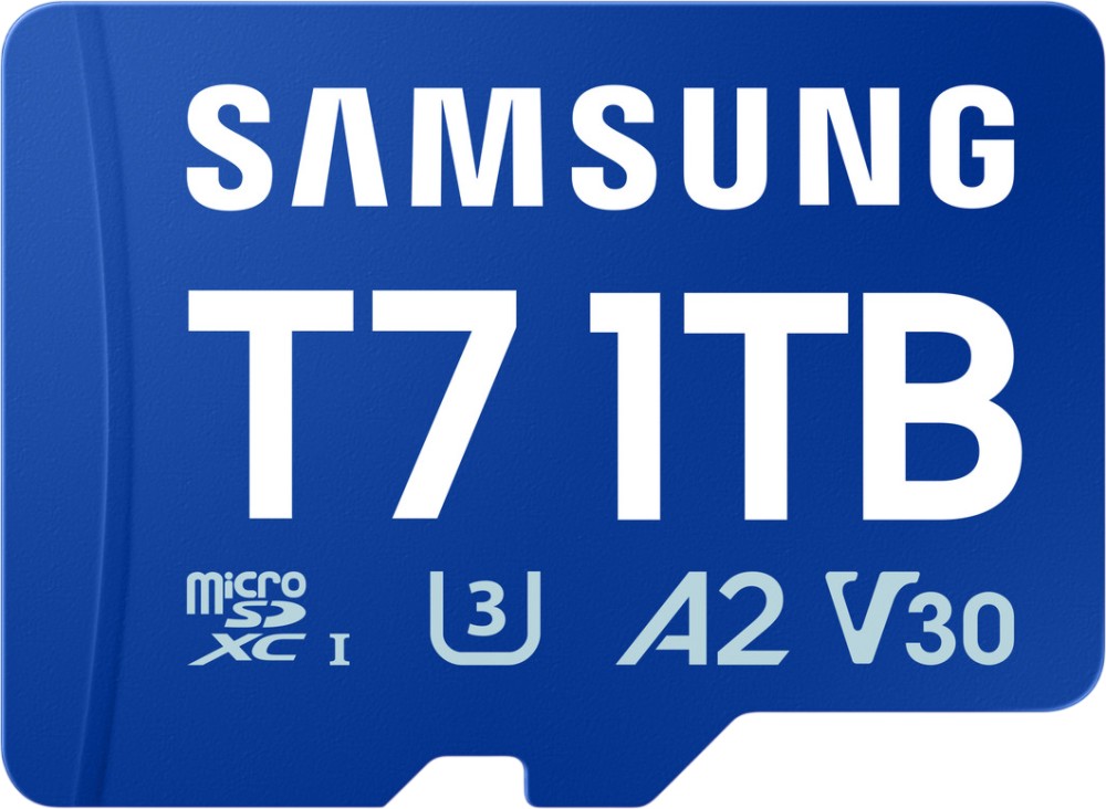Micro SDXC карта памет 1 TB Samsung T7 Micro SDXC карта памет 1 TB Samsung T7 - A2, UHS-I, U3, V30 -