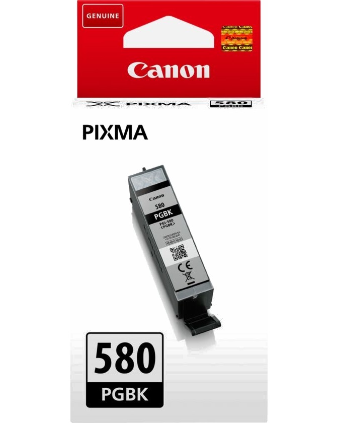 ������ � ������� �� ������� Canon PGI-580 Black - 11.2 ml - 