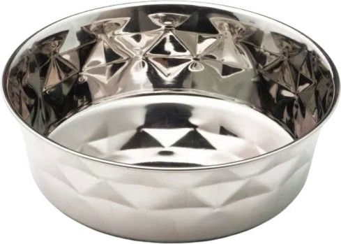 Метална купа за кучета и котки Leopet Diamond Метална купа за кучета и котки Leopet Diamond - 1.65 и 2.7 l - купичка