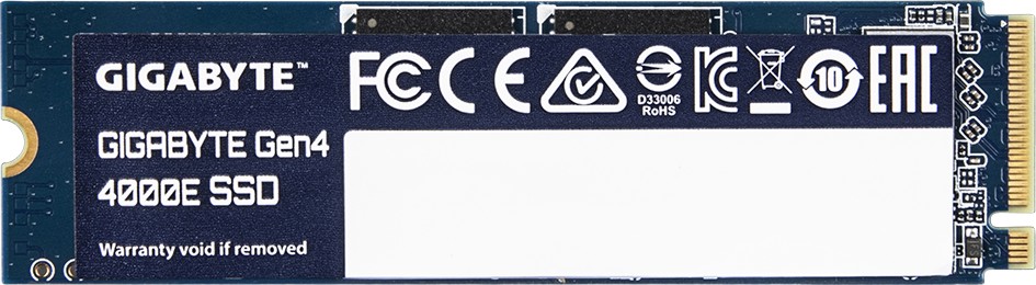 SSD ����� Gigabyte 4000E PCIe Gen 4.0 x4 NVMe 1.4 - 250 GB, ������ 3500 MB/s, ����� 1800 MB/s, 3D NAND - 