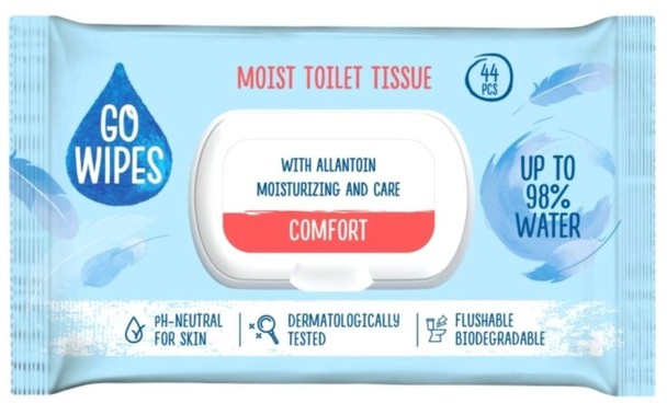 ������ �������� ������ GO WIPES Comfort - 44 ���� - ����� ��������