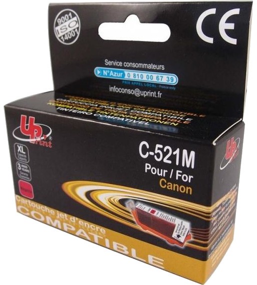 ������ � ������� �� ������� UPrint C-521 Magenta - 470 �������� - 