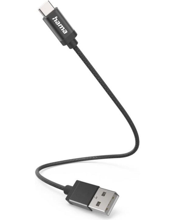  USB-C male  USB-A male Hama - 0.2 m - 