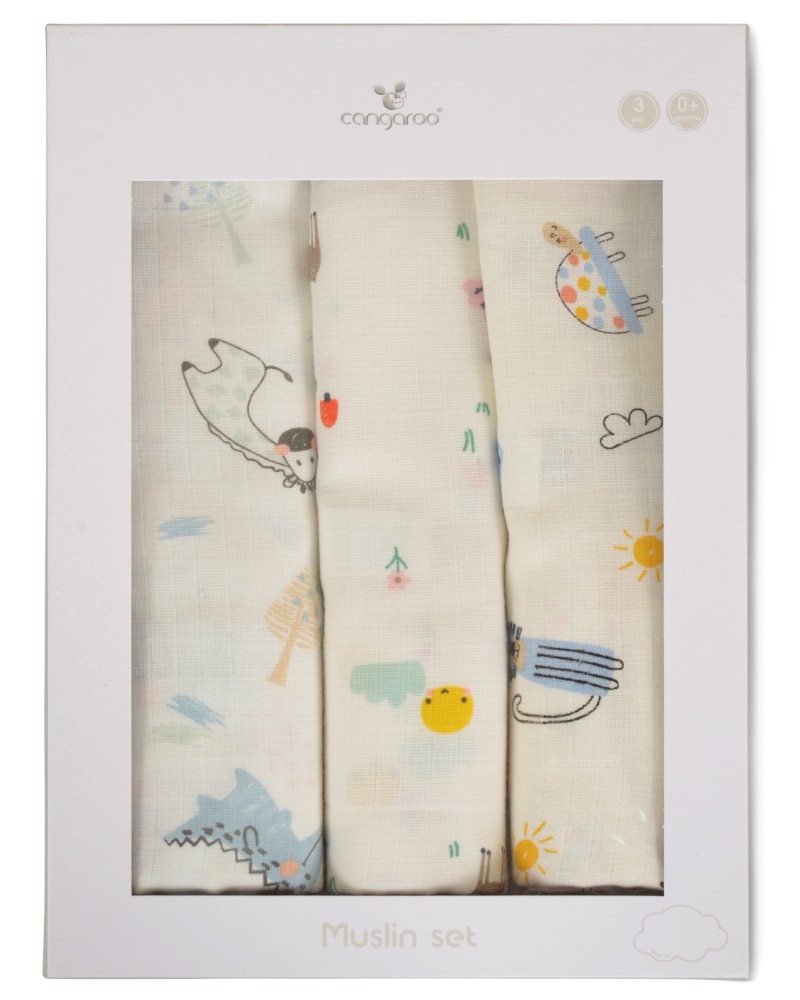   Cangaroo Baby Boy - 3 , 80 x 80 cm - 