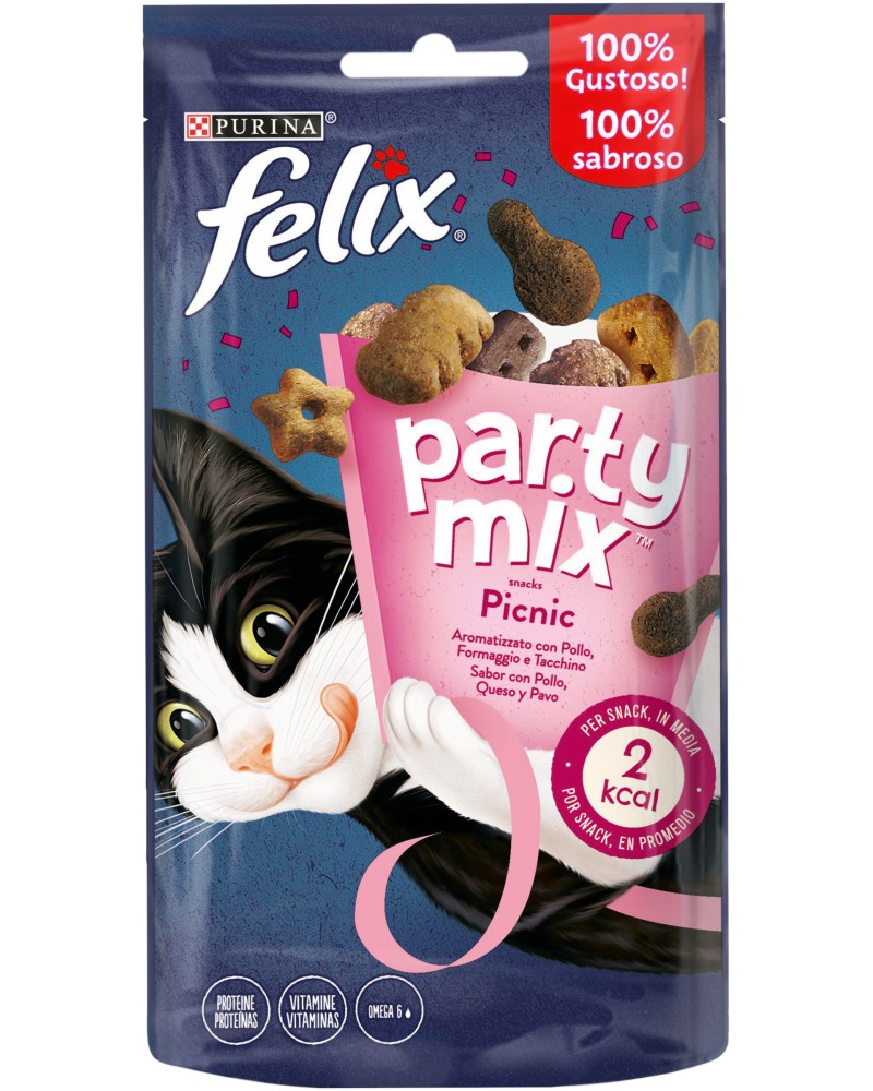    Felix Party Mix Picnic - 60 g,  ,   ,    - 