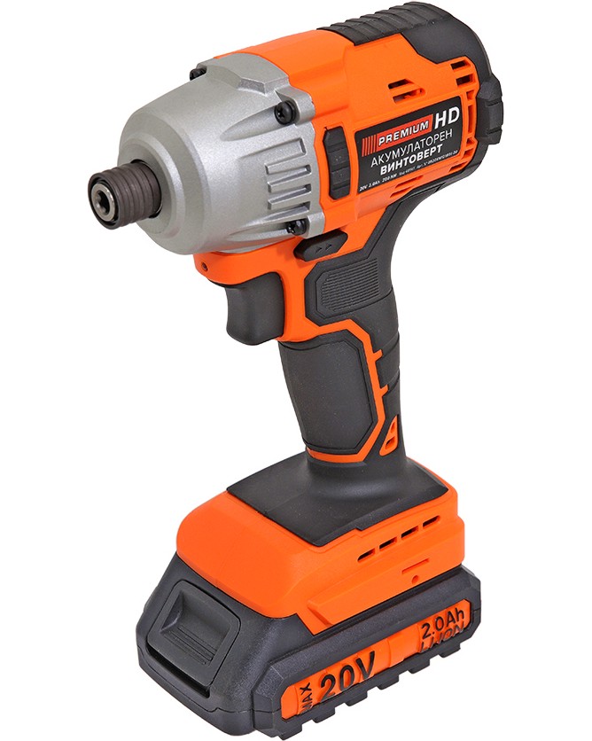 Акумулаторен винтоверт Premium Акумулаторен винтоверт Premium - С батерия и зарядно от серията HD -