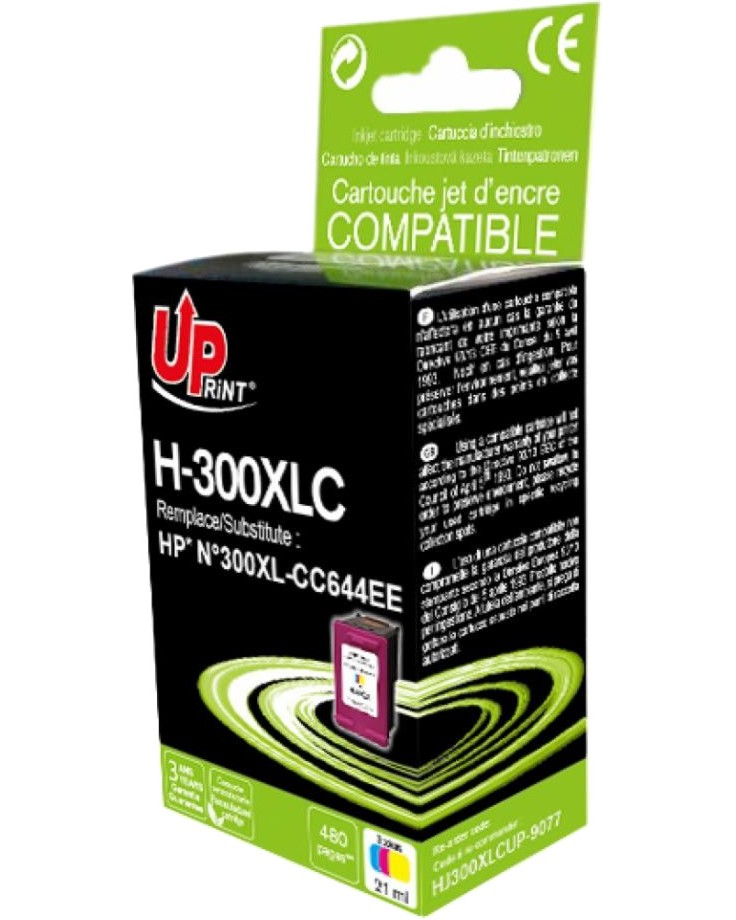 Касета с мастило за принтер UPrint H-300XL Color Касета с мастило за принтер UPrint H-300XL Color - 480 страници -