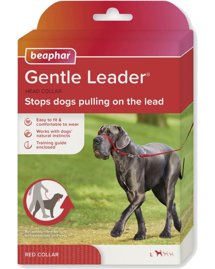 Повод срещу дърпане за кучета Beaphar Gentle Leader Повод срещу дърпане за кучета Beaphar Gentle Leader - За големи породи - продукт