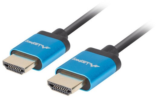 Кабел HDMI male към HDMI male 2.0 Lanberg Кабел HDMI male към HDMI male 2.0 Lanberg - 1.8 m -