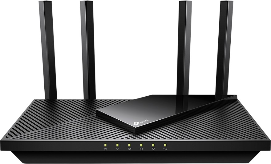 Безжичен рутер TP-Link Archer AX55 Pro AX3000 Безжичен рутер TP-Link Archer AX55 Pro AX3000 - 2.4 GHz (574 Mbps), 5 GHz (2402 Mbps), 4 антени -