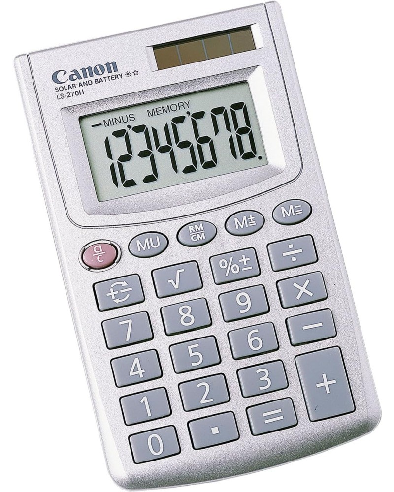 Настолен калкулатор 8 разряда Canon LS-270H Настолен калкулатор 8 разряда Canon LS-270H -