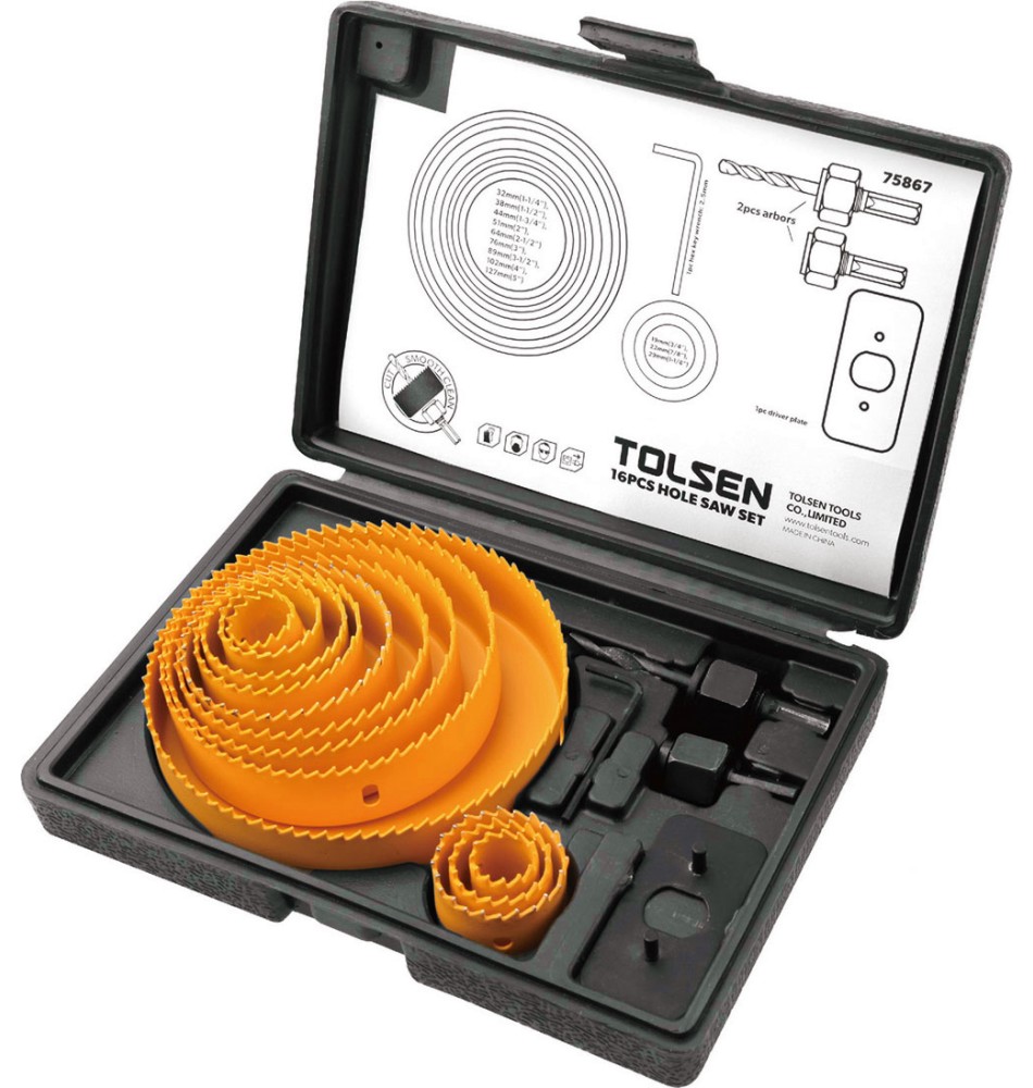    Tolsen - 16    ∅ 19 - 127 mm - 