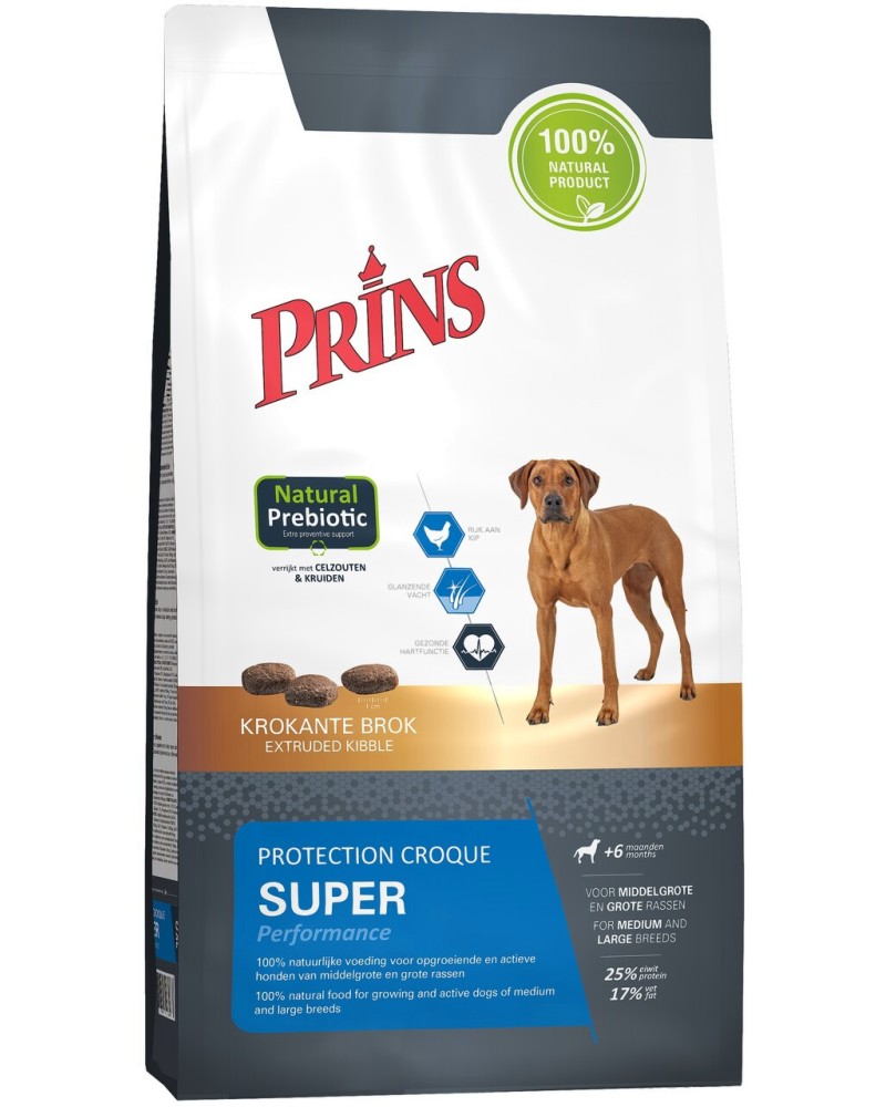 ��������� ���� ����� �� ������ Prins Protection Croque Super Performance - 10 kg, � �������, �� ������ � ������ ������, ��� 6 ������ - �����