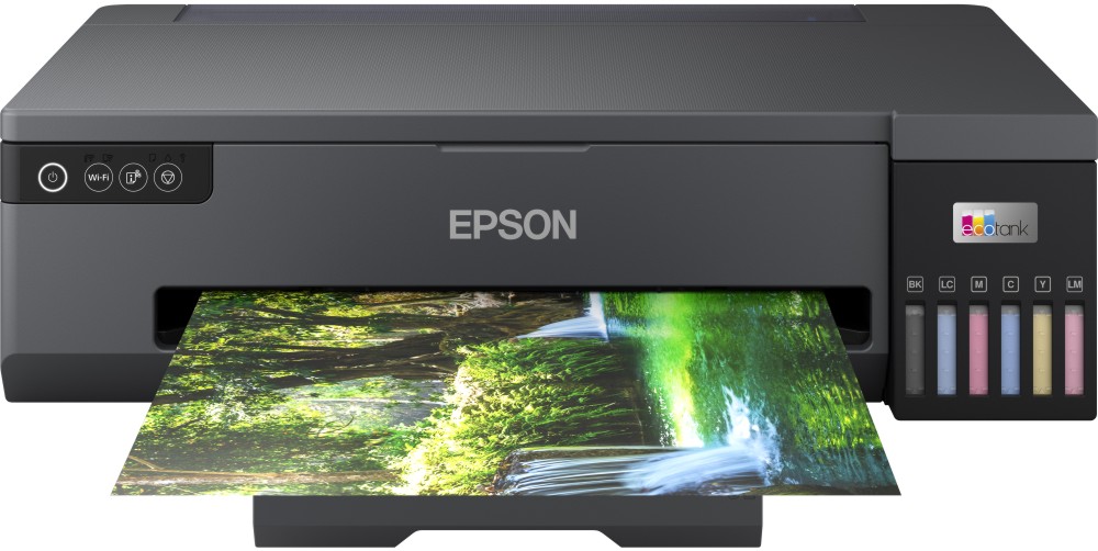 Цветен мастиленоструен принтер Epson EcoTank L18050 Цветен мастиленоструен принтер Epson EcoTank L18050 - 5760 x 1440 dpi, 22 стр./мин, Wi-Fi, USB, A3+ -