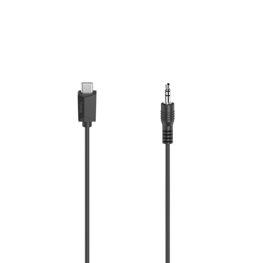  USB-C male  3.5 mm male Hama - 0.75 m - 