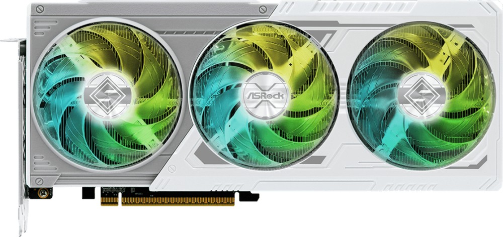 ����� ����� ASRock Radeon RX 9060 XT Steel Legend - 16 GB, GDDR6, 128 bit, Triple Fan - 
