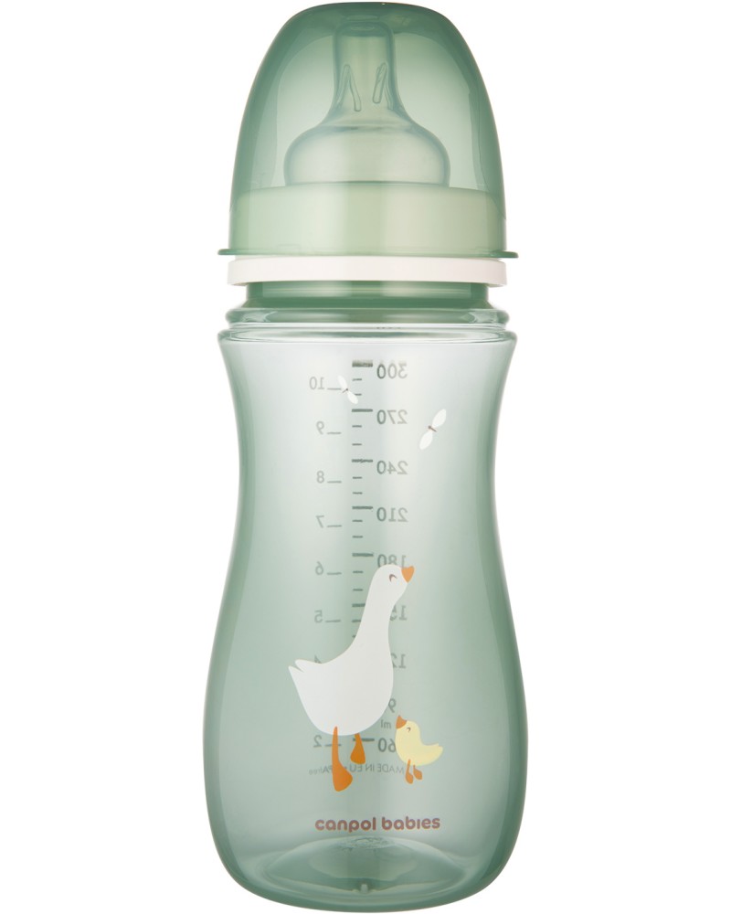   Canpol babies Easy Start - 300 ml,   Goose, 12+  - 