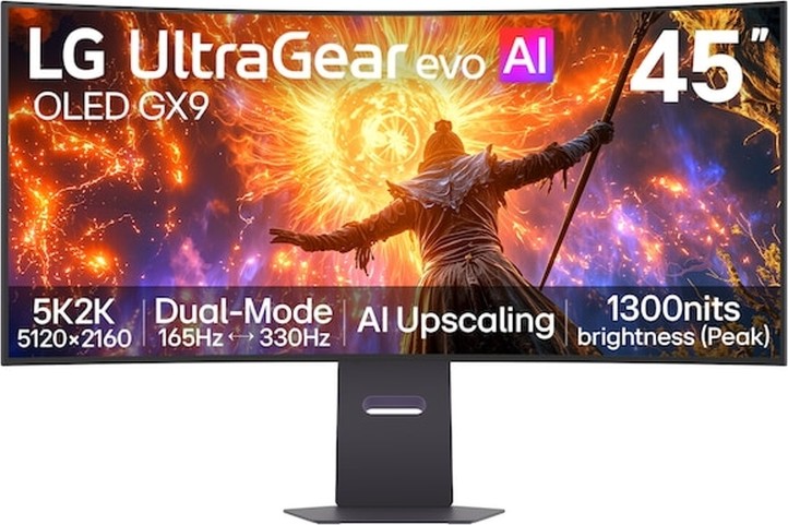 Монитор LG 45GX950B-B Монитор LG 45GX950B-B - 44.5", OLED, 165 Hz, 16:9, 5120 x 2880, 0.03 ms, 2 x HDMI, DisplayPort, USB-C, AMD FreeSync Premium Pro -