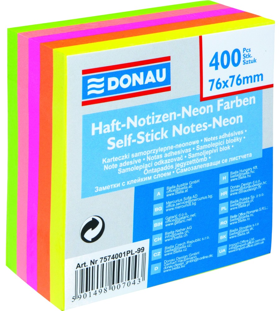      Donau - 400    7.6 x 7.6 cm - 