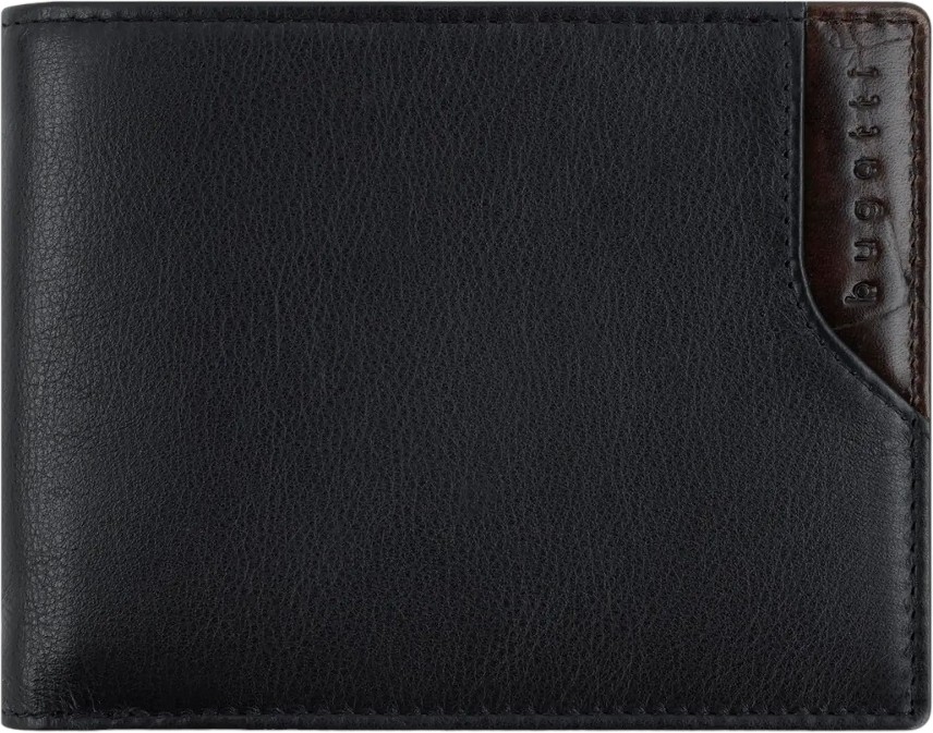 Мъжки кожен портфейл Bugatti DeLuxe Wallet With Flap Мъжки кожен портфейл Bugatti DeLuxe Wallet With Flap - С RFID защита от колекцията Corso -