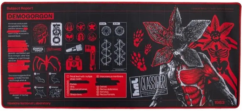�������� �� ���� Cinereplicas Subject Report - Demogorgon - 80 x 35 cm �� ���� Stranger Things - 