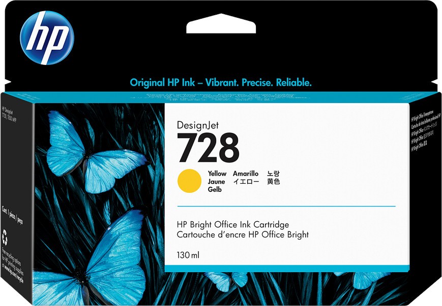      HP 728 Yellow - 130 ml - 