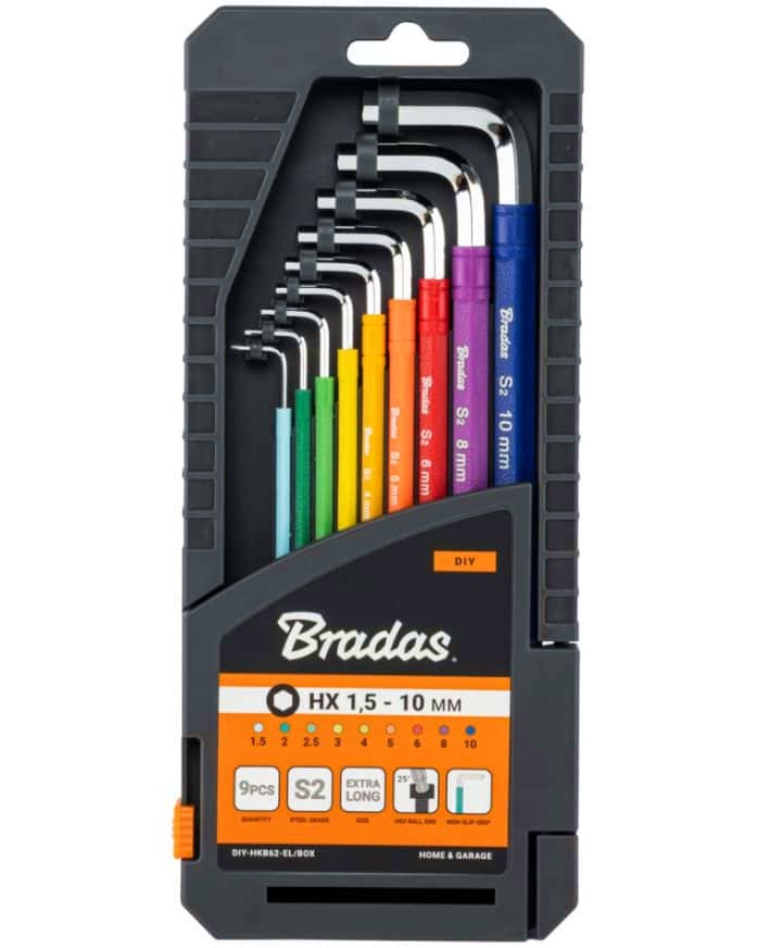 �������� �-������� ���������� � ����� Bradas - 9 ����� ��� ������ 1.5 - 10 mm - 
