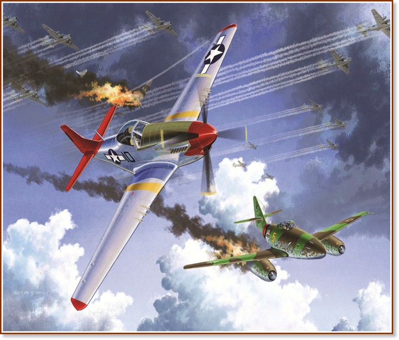   - P-51D Tuskegee Airmen  Me262A-A1 Luftwaffe -   - 
