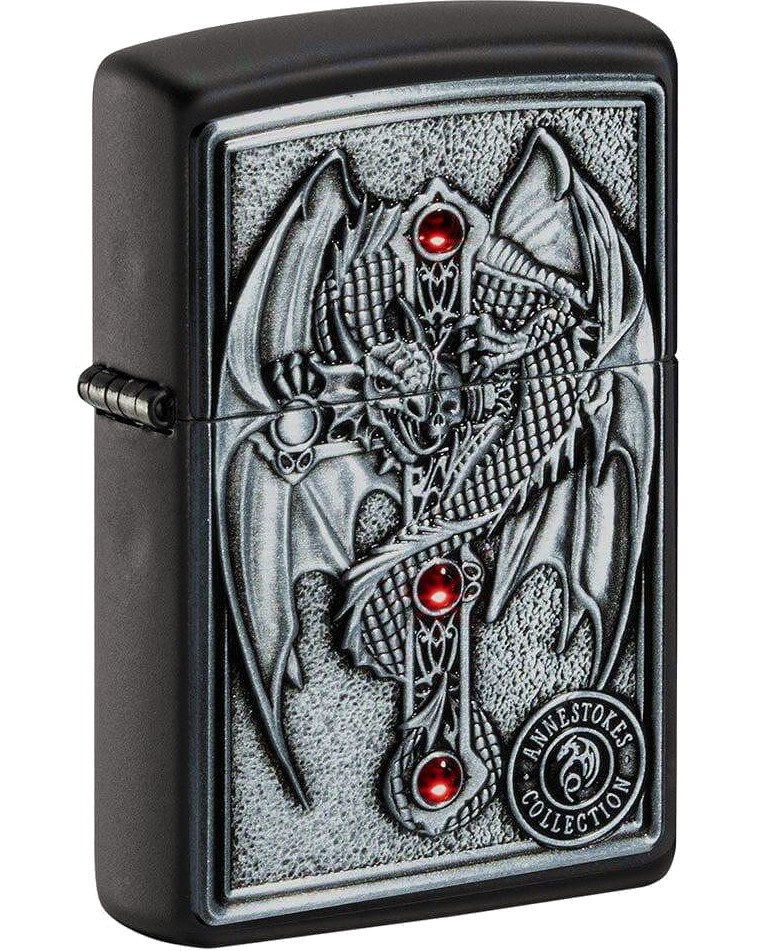 �������������� ������� Zippo Gothic Guardian Emblem - �� ���������� Anne Stokes - 