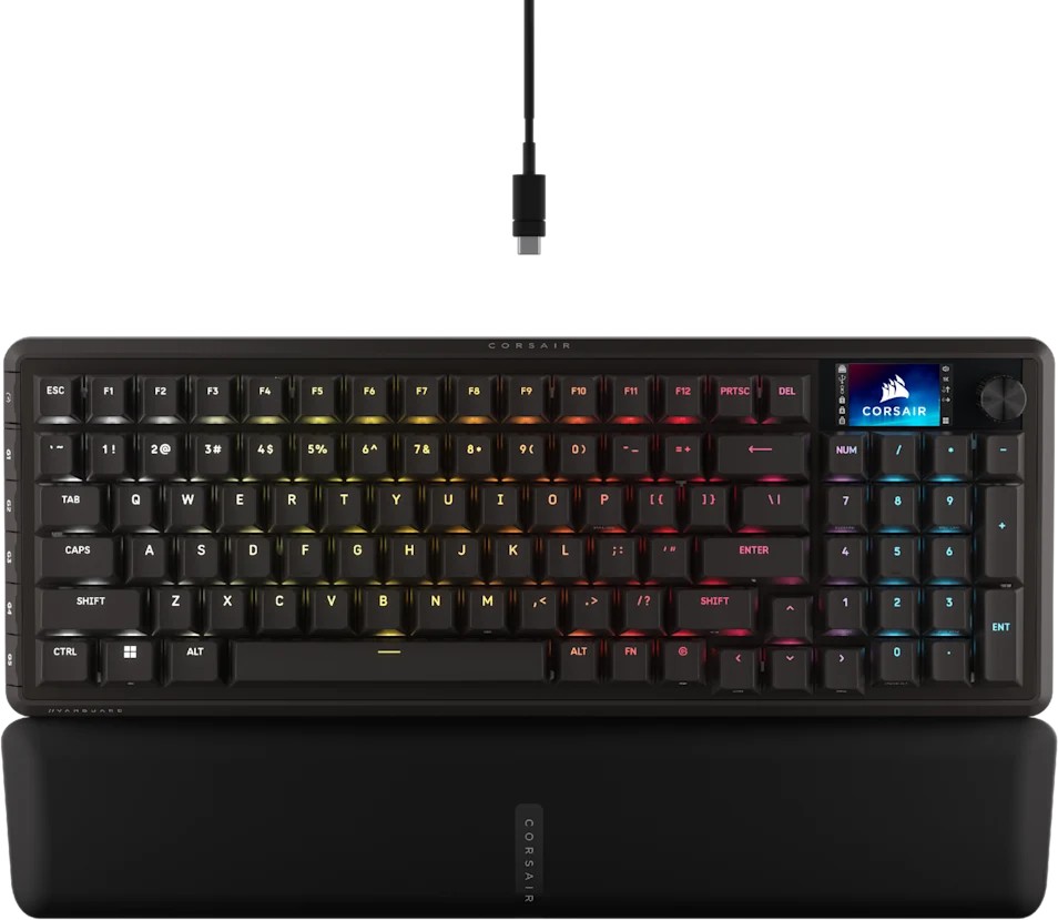 ������� ��������� ���������� Corsair Vanguard Pro 96 Hall Effect - 96%, � USB �����, ANSI Layout, Corsair MGX Hyperdrive - 
