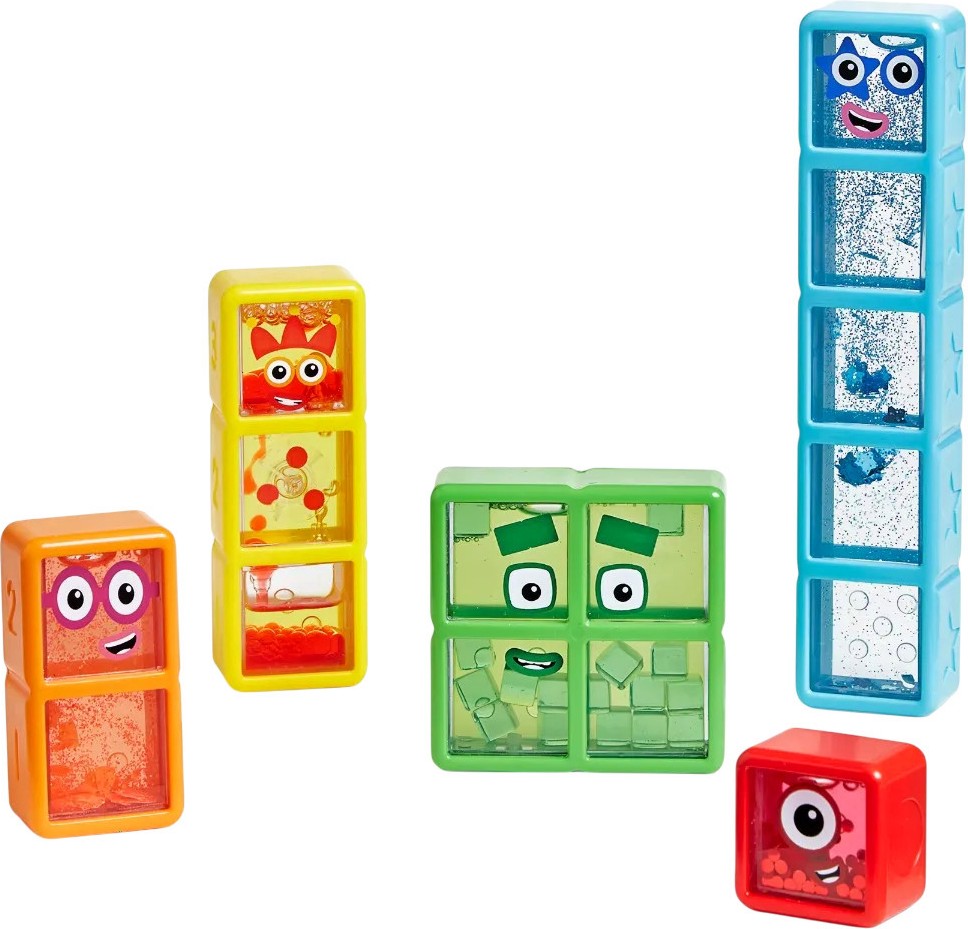 Сензорни бутилки Numberblocks 1 - 5 Сензорни бутилки Numberblocks 1 - 5 - образователен комплект