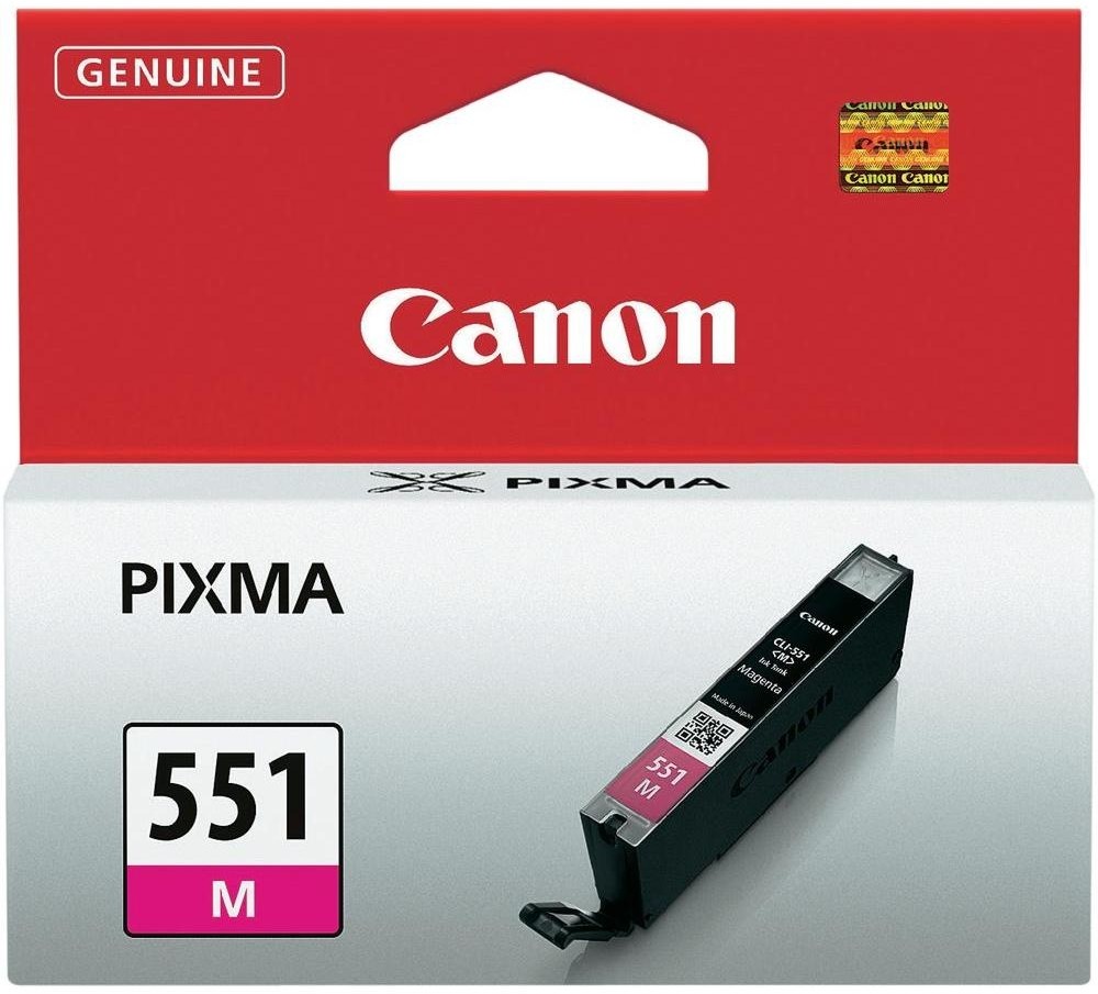 Касета с мастило за принтер Canon CLI-551 Magenta Касета с мастило за принтер Canon CLI-551 Magenta - 300 страници -