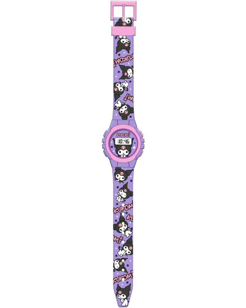 Детски ръчен часовник Kids Licensing Kuromi Детски ръчен часовник Kids Licensing Kuromi - На тема Hello Kitty and Friends -