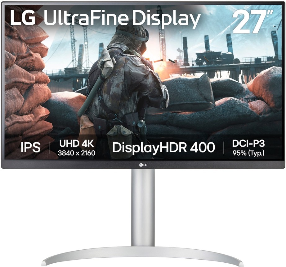 ������� LG 27UP650K-W - 27", IPS, 60 Hz, 16:9, 3840 x 2160, 5 ms, HDMI, DisplayPort, AMD FreeSync - 