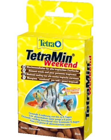 Храна за тропически рибки Tetra Min Weekend Храна за тропически рибки Tetra Min Weekend - 10 броя - храна