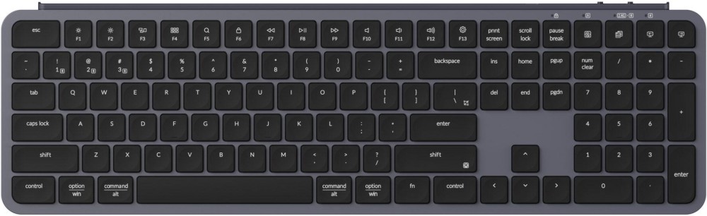 �������� ���������� Keychron B6 Pro Ultra-Slim - 2.4 GHz, Bluetooth, USB-C - 