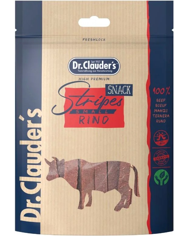 ��������� �� ������ � ����� Dr.Clauder's Stripes Snacks Small - 80 g, � ������� - �����