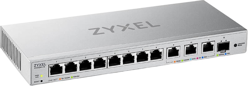 ���� ZyXEL XGS1250-12 - 8 x 1 GbE, 3 x 10 GbE RJ45, 1 x 10 GbE SFP+ - 