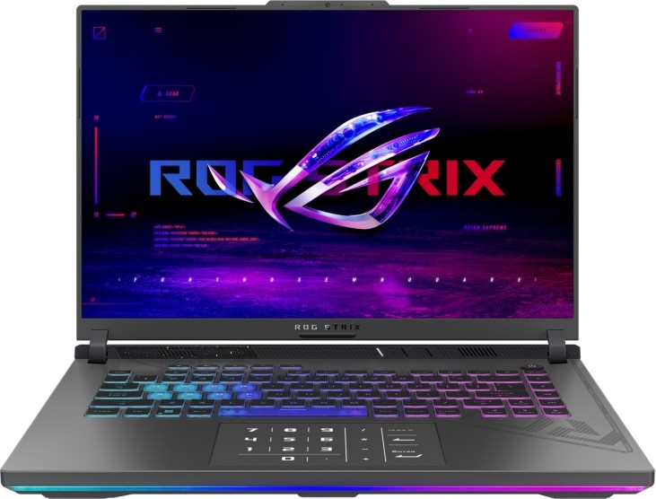Лаптоп ASUS ROG Strix G16 G614PW-RV098 Лаптоп ASUS ROG Strix G16 G614PW-RV098 - AMD Ryzen 9 8940HX 2.4 GHz, 16" 1920 x 1200, 165 Hz, 16 GB RAM LPDDR5, 1 TB SSD, No OS -