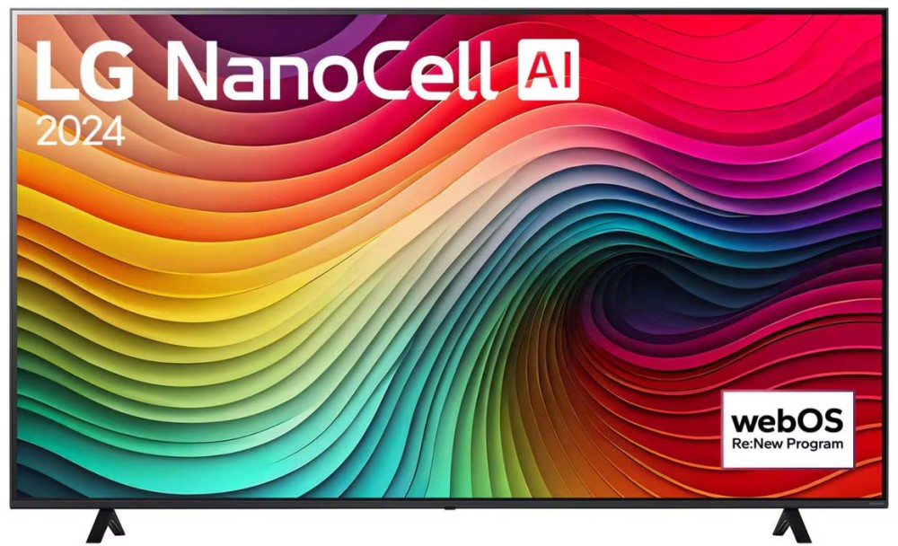 ��������� LG 75NANO81T3A - 75" Ultra HD 3840 x 2160, ���������, Smart TV, HDR10 Pro, 3 x HDMI, Ethernet, USB, Bluetooth, Wi-Fi - 