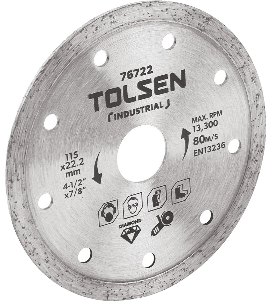     Tolsen - ∅ 115 / 7.5 / 22.2 mm - 