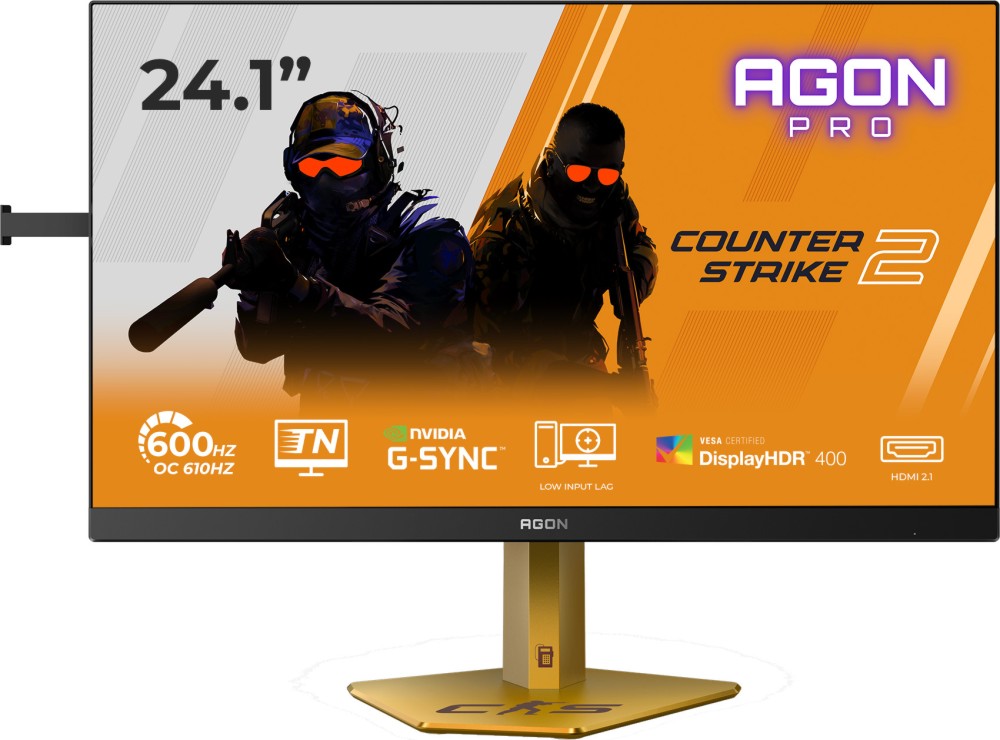 Монитор AOC CS24A Монитор AOC CS24A - 24.1", TN, 180 Hz, 16:9, 1920 x 1080, 0.5 ms, 2 x HDMI, DisplayPort, Adaptive-Sync -