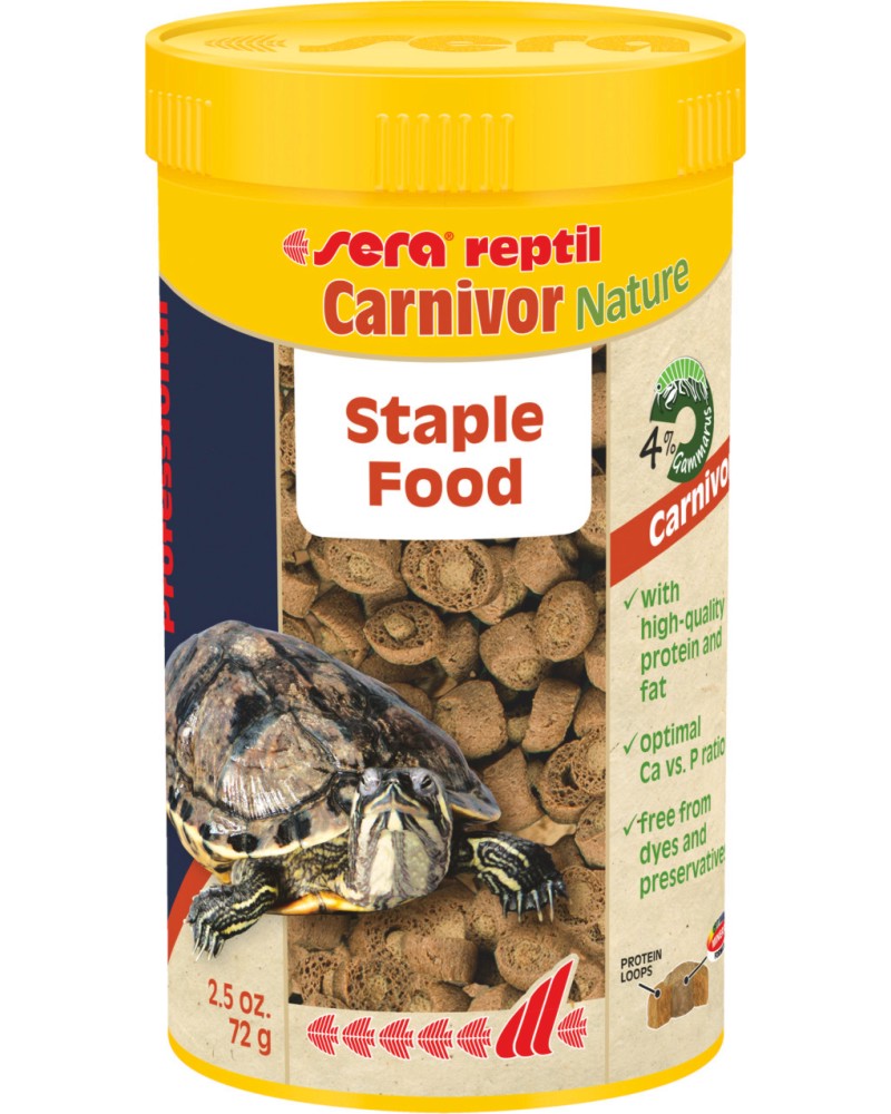     sera Reptil Professional Carnivor - 72 ÷ 1.120 kg,   Nature - 