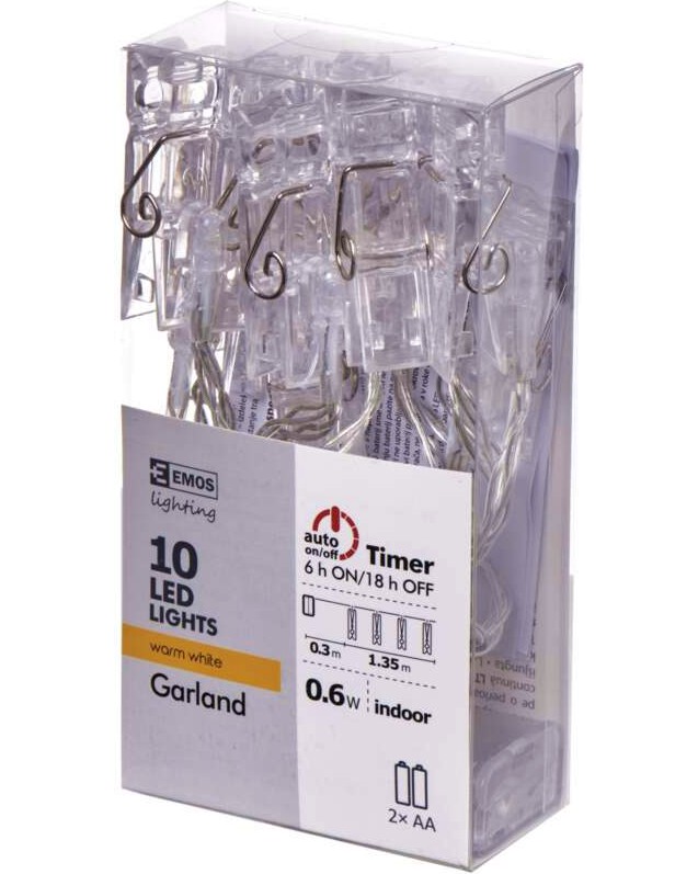  LED     Emos ZY2099 - 10  LED    1.35 m - 