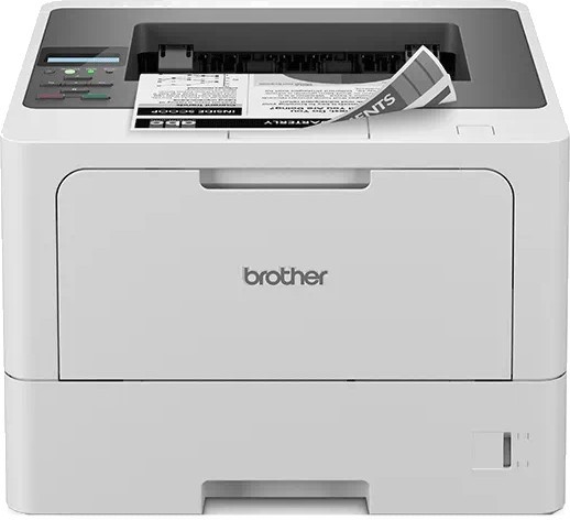 Лазерен монохромен принтер Brother HL-L5210DW Лазерен монохромен принтер Brother HL-L5210DW - 1200 x 1200 dpi, 48 pages/min, Wi-Fi, USB, A4, двустранен печат -