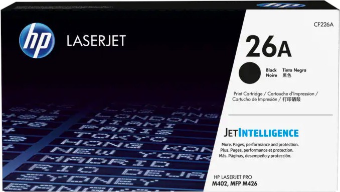Тонер касета HP 26A Black Тонер касета HP 26A Black - 3100 страници -