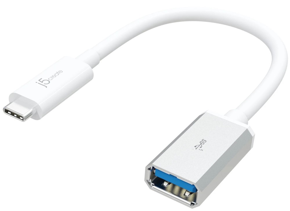 ������� USB-C male ��� USB-A female j5create - 