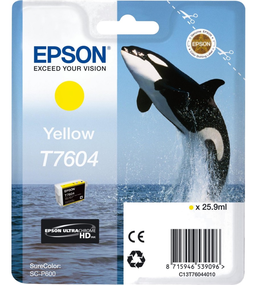    Epson T7604 Yellow - 25.9 ml - 